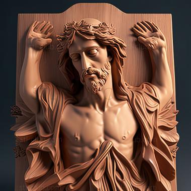 3D model st jesus (STL)